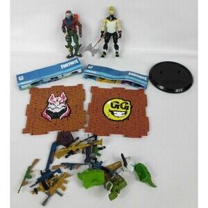 Fortnite Action Figure Accessories Weapon Helmet Base Lot Rust Lord Summer Drift